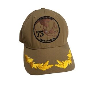 The Corps United States Navy Task Force Commander 73 Beige Baseball Cap One Size